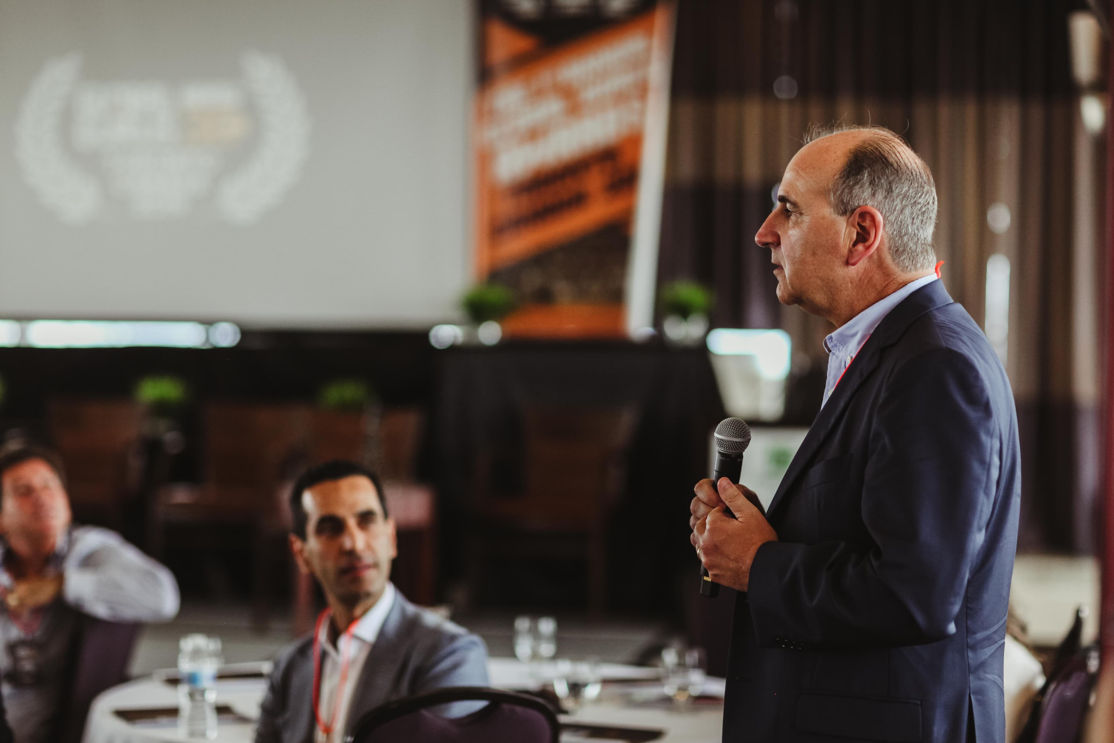 John Mattone with an intimate circle of senior executives