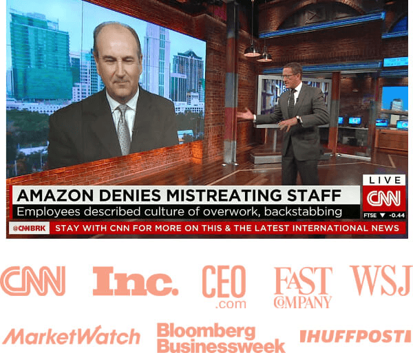 John Mattone on CNN discussing Amazon's leadership and corporate culture