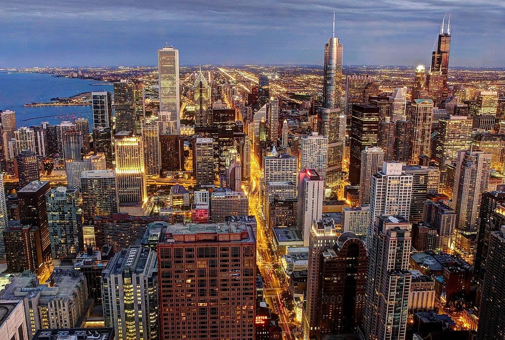 Chicago Illinois skyline